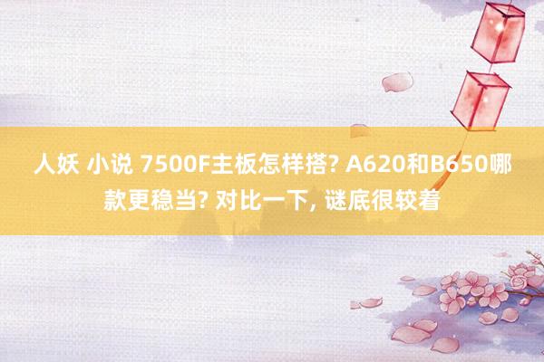 人妖 小说 7500F主板怎样搭? A620和B650哪款更稳当? 对比一下， 谜底很较着